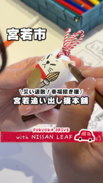 【日産】動画：リーフで行く🚗宮若追い出し猫本舗