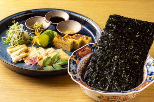 【福岡有明のりフェア】～極上の酒のアテは 深みのある海苔の味わい～『味勝鮨』
