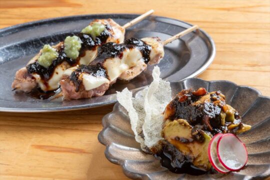 【福岡有明のりフェア】～和え物でも焼き鳥でも いい仕事をする『福岡有明のり』～『炭火 月兎』