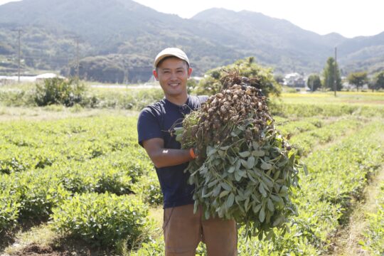 【ふくおかさん家のうまかもん】『落花生』大きくて甘い！ 流通量が少なく 貴重な国産品 ～Produce of Fukuoka City～