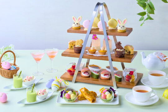 【スイーツ】うさぎたちのお茶会、ご一緒にいかが？ イースターガーデンアフタヌーンティー開催