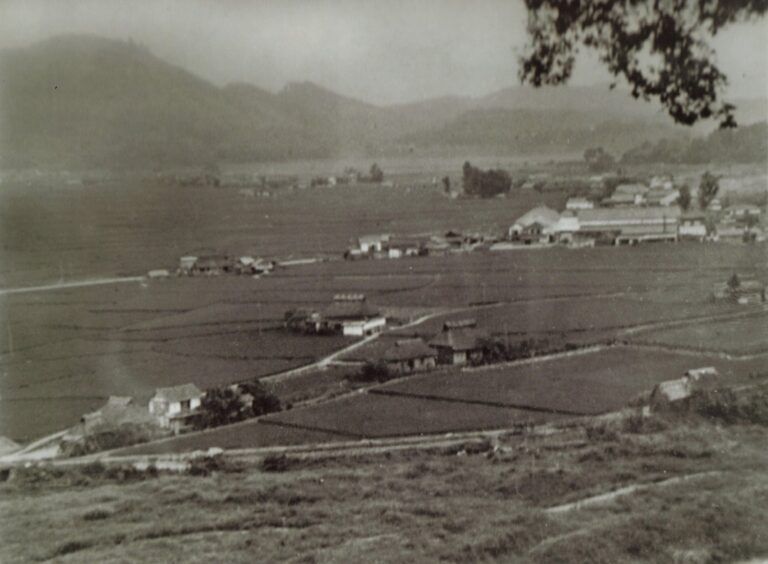 昭和１２年　安心院盆地風景