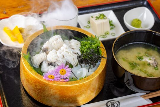 【豊前海の鱧フェア】～贅沢なハモの湯引きを どんぶり飯で掻き込む快感～『豊前食堂』