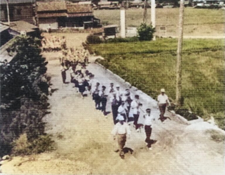 盆地祭り中学生鼓笛演奏