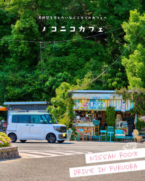 【日産福岡×ドライブスポット】島時間を感じたいならこちらのカフェへ☕ノコニコカフェ