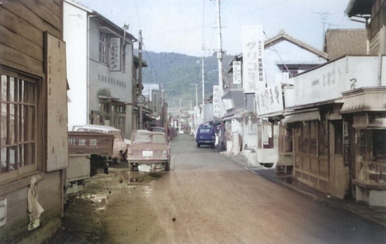 昭和60年代 下市の街並み 農協の建物が見える