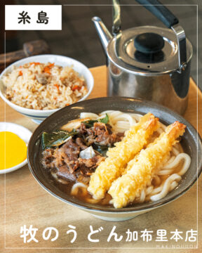 【福岡麺本2026】手間とこだわりが支える、安心の一杯　『牧のうどん 加布里本店』｜糸島市