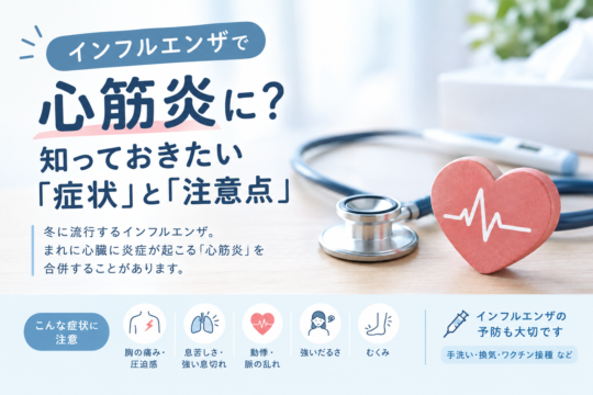 なぜ今？異例の早さで流行入りしたインフルエンザ　知っておきたい『心筋炎』の注意点
