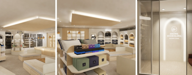 【ニューオープン】九州初の直営店！ 「SHOWA NISHIKAWA FACTORY STOR」が福岡・博多に登場。開業記念の寝具展示会も開催